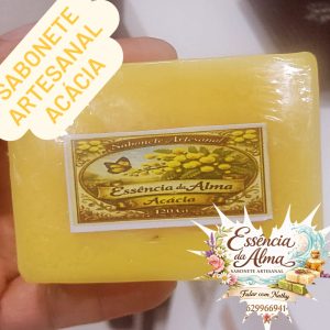 Sabonete Artesanal Barra acácia