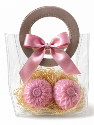 Sabonete fácil Argila Rosa+ bolsinha 👛