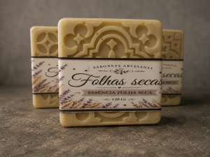 Sabonete glicerinado essência folhas secas 🍁